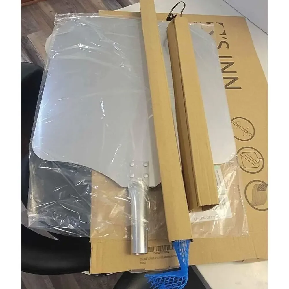 1887 14 x 26 Adjustable Pizza Paddle With Roller Handle 3 sizes Safer long New